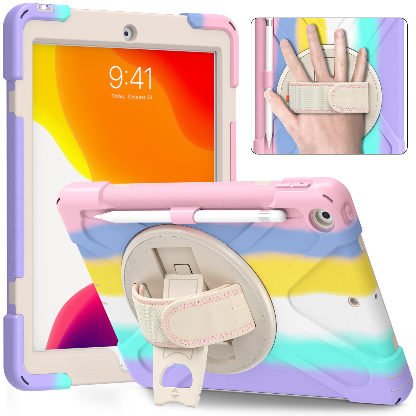 Flat Protective Cover New Colorful Powder Bracket Shell — foto 4