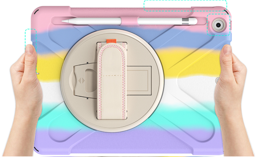 Flat Protective Cover New Colorful Powder Bracket Shell — foto 5