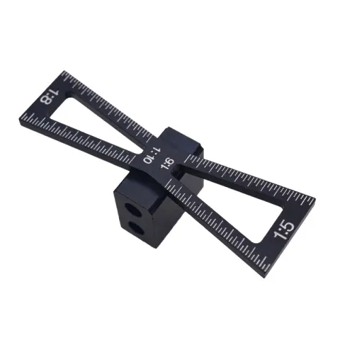 Marking Template with Wooden Hinge Gauge Guide Tool