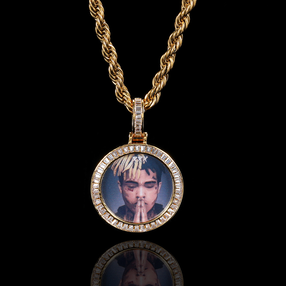 Hip-Hop Accessories Custom Memory Photo Necklace