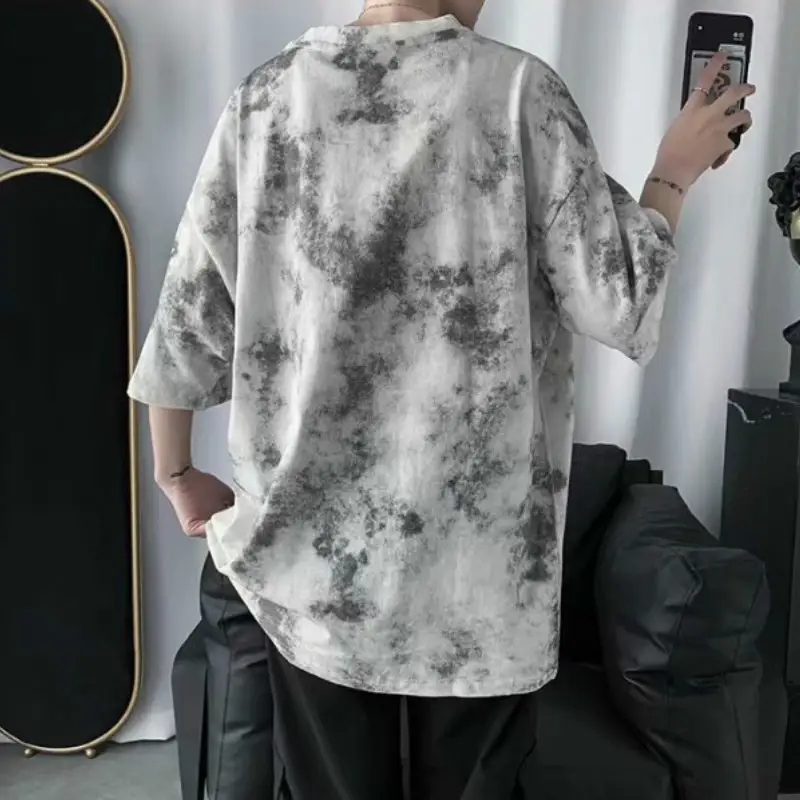 Tie-dye Loose Short-sleeved T-shirt