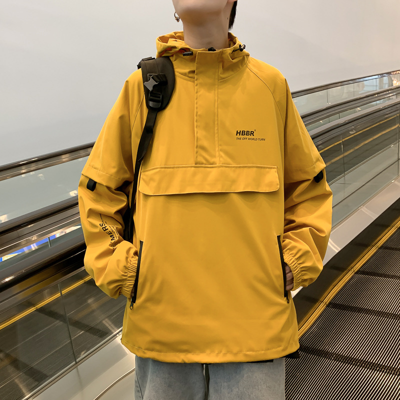 Thin Hooded Jacket Men's Spring And Autumn Jacket