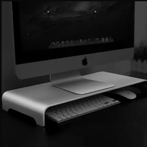 Aluminum Alloy Computer Monitor Increase Rack Desktop Storage Bracket