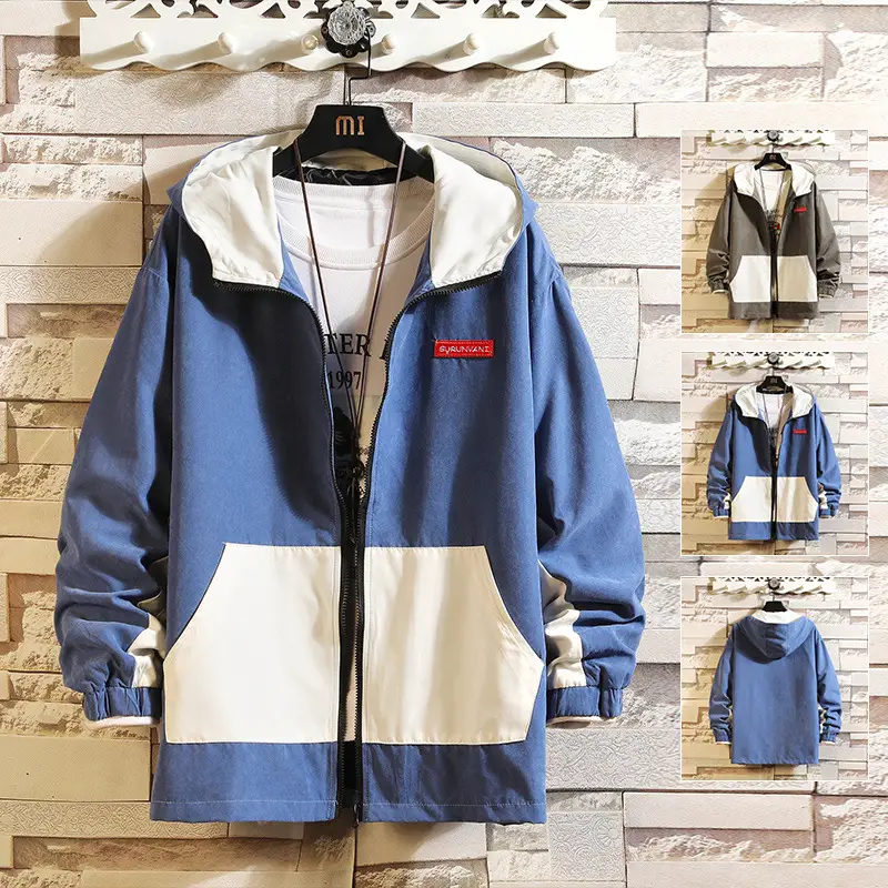 Men's Casual Color Matching Baseball Uniform