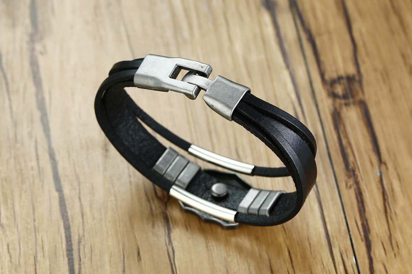 Road Mother Road Leather Bracelet Alloy Punk Retro Bracelet