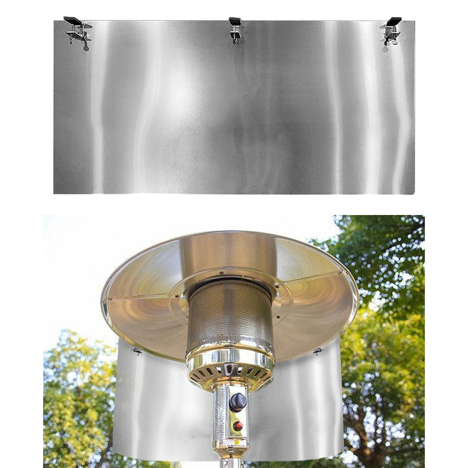 Outdoor Party Heat Concentrating Reflector Courtyard Heat Concentrating Reflector