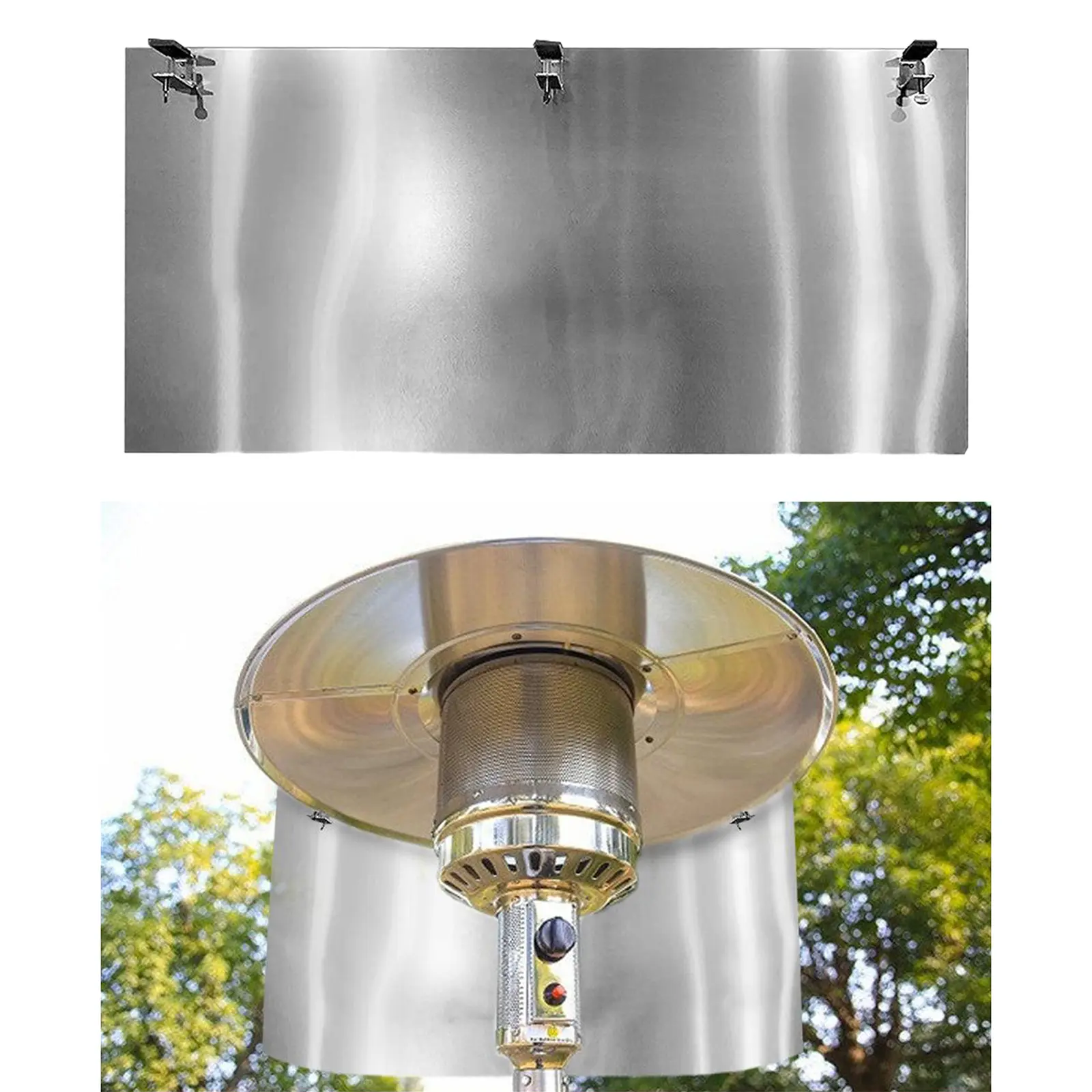 Outdoor Party Heat Concentrating Reflector Courtyard Heat Concentrating Reflector