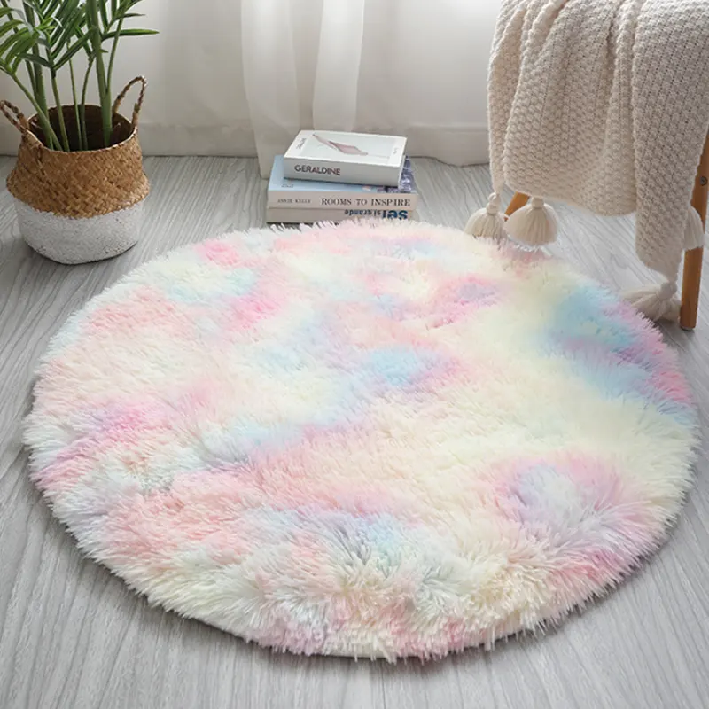 Nordic Living Room Carpet Tie-dye Sofa Coffee Table Mat