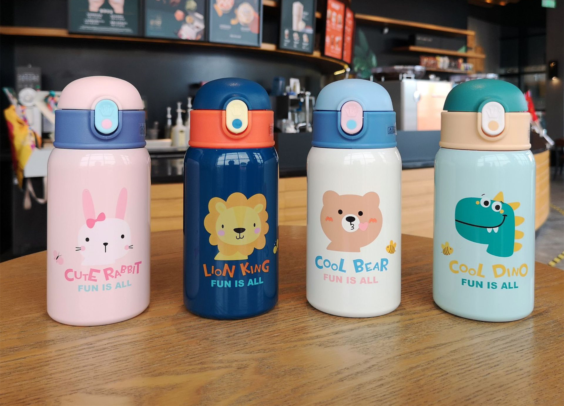 Outdoor Water Bottle With Straw And Portable Strap