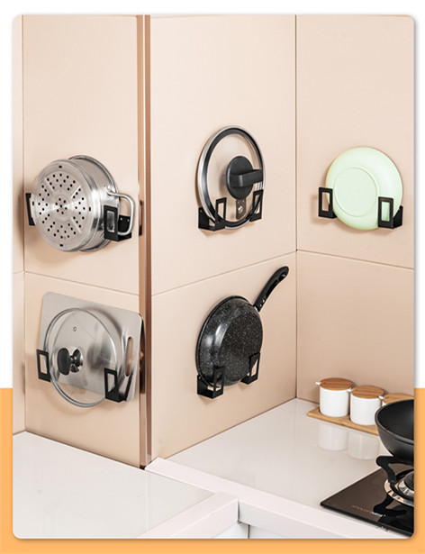 Punch-free Pot Cover Rack Stainless Steel Kitchen Pot Chopping Board Cutting Board Storage Rack