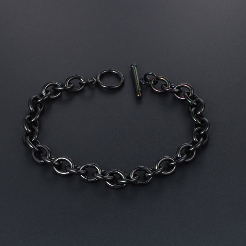 Fashionable Titanium Steel Men's Bracelet Korean Style Simple Bracelet