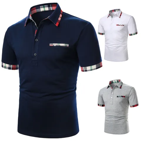 Men Polo Men Shirt Short Sleeve