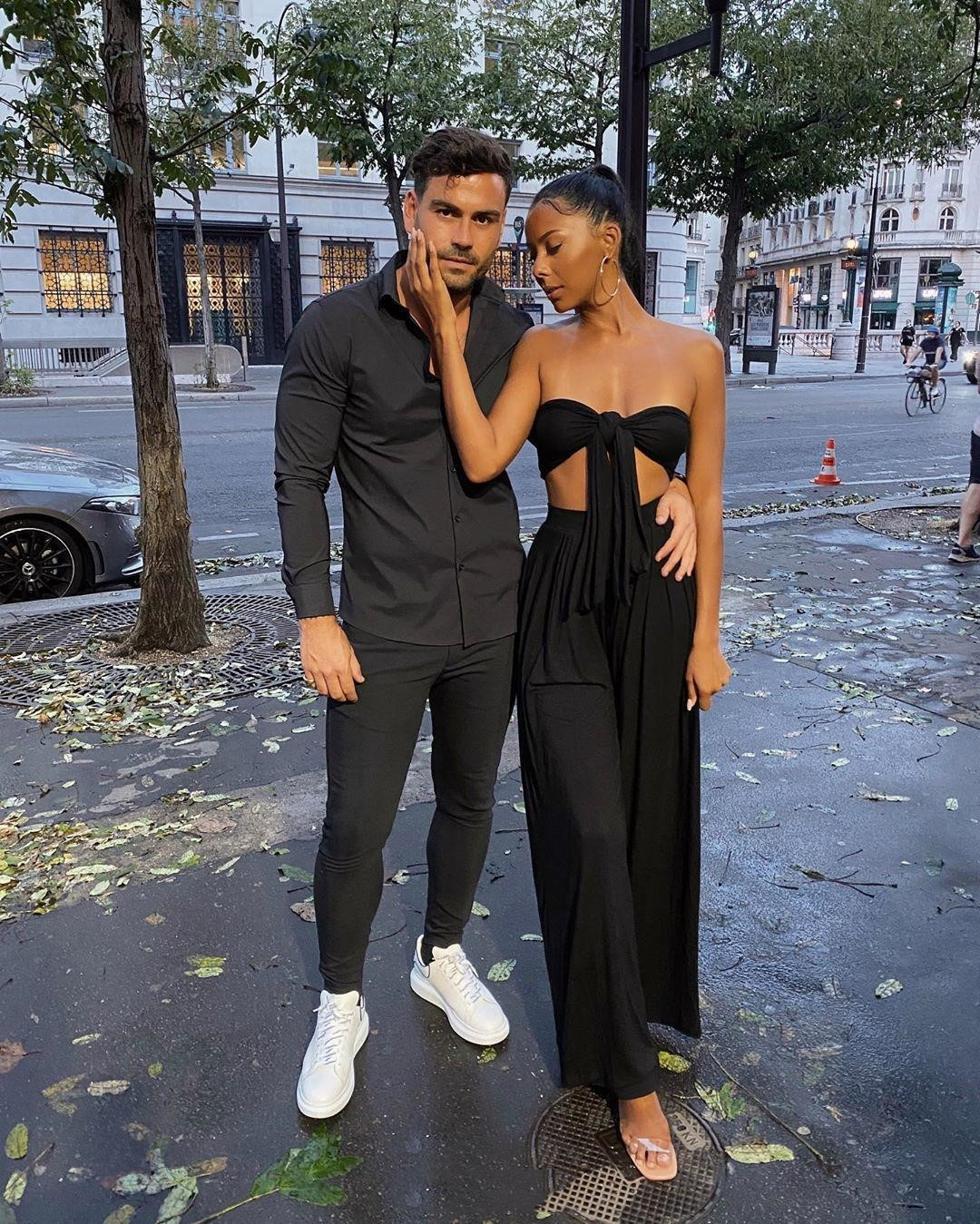  Sexy Pure Color With Strapless Tops Pants With Two Suit