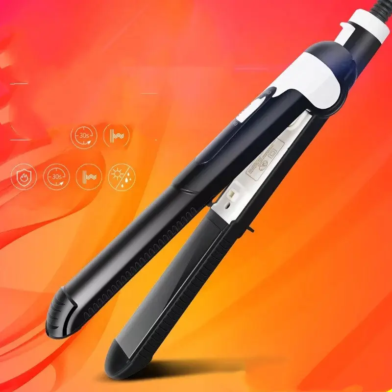 Straightening and Curling Dual-Purpose Hair Splint Mini Iron Straightener
