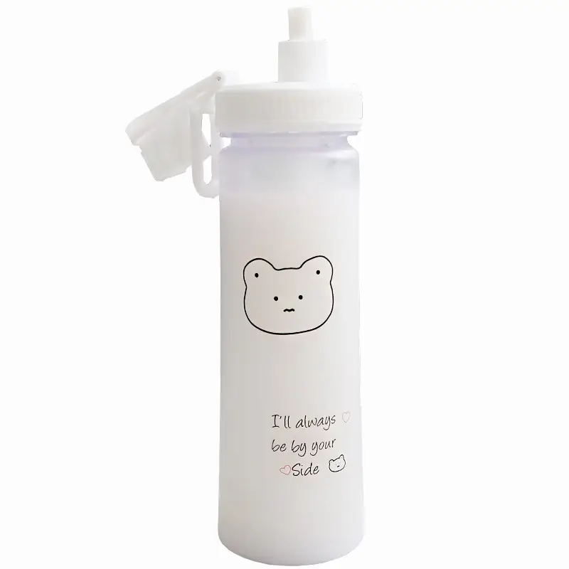 Large-Capacity Portable Cute Cartoon Plastic Water Cup