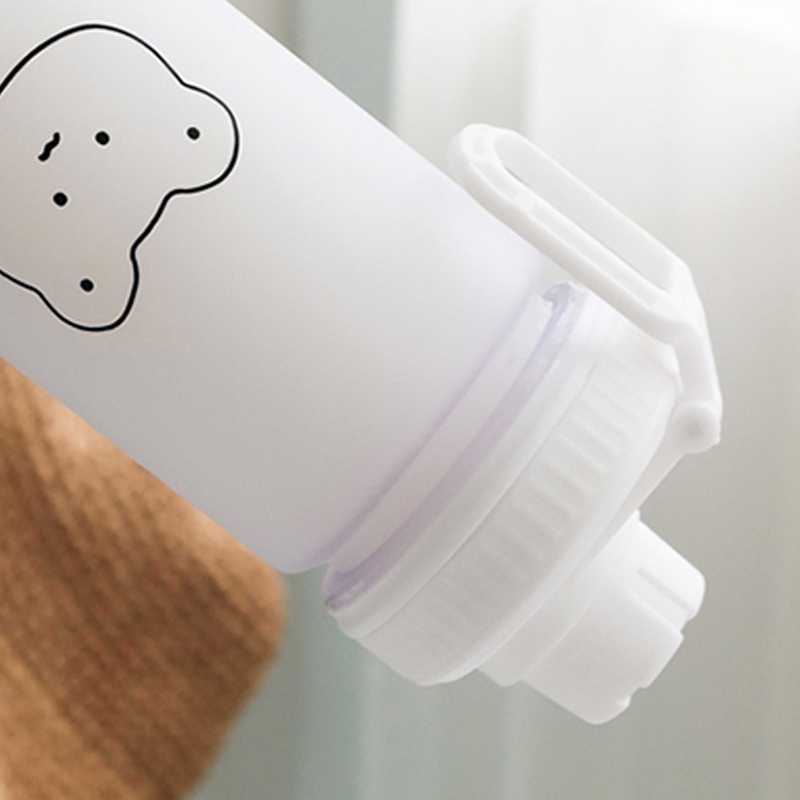 Large-Capacity Portable Cute Cartoon Plastic Water Cup