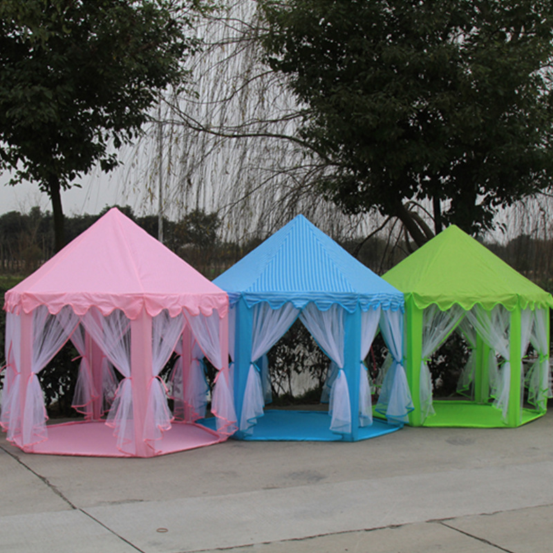 Children's Hexagonal Princess Castle Tent 4