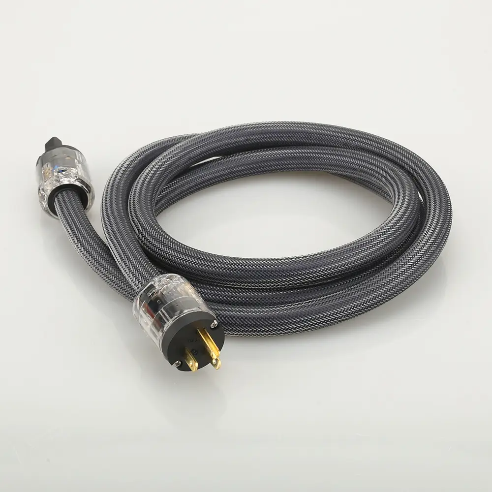 Hifi Audio Power Cord Pure Copper European Standard Power Cord Fever Grade Audio Amplifier Tube American American Standard Power Cord