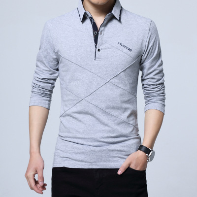 Plus Velvet Autumn And Winter Men's Long-Sleeved t-Shirt