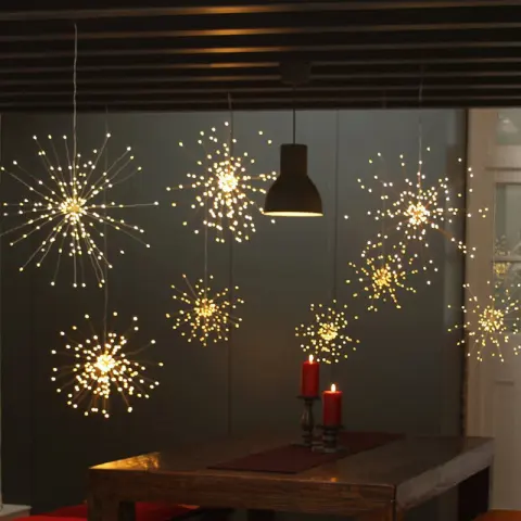 New Solar Firework Light Led Explosion Room Starry Decoration