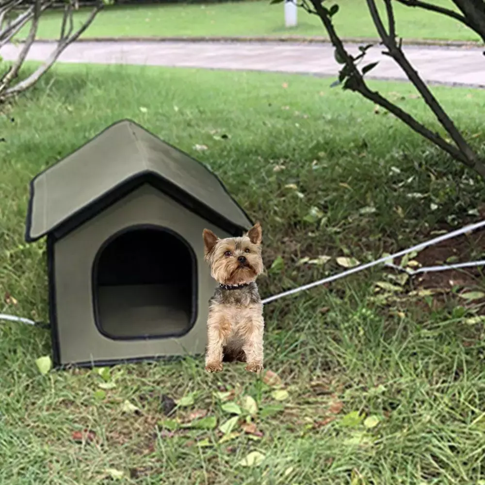 Pet House Outdoor Waterproof Weatherproof Dog Kennel Cat Foldable