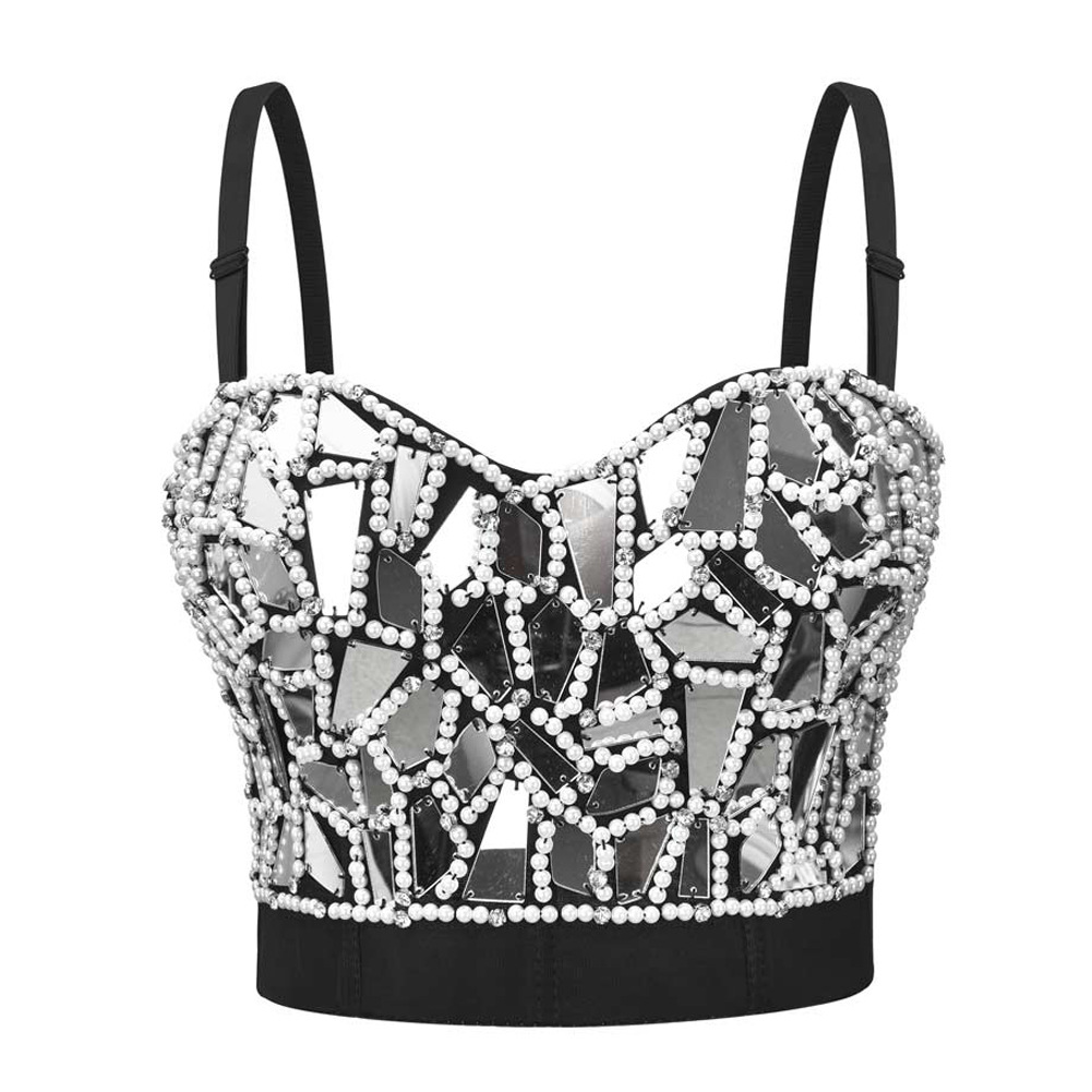 Title 2, Plexiglass Studded Corset, Wearing Stage Perfor...