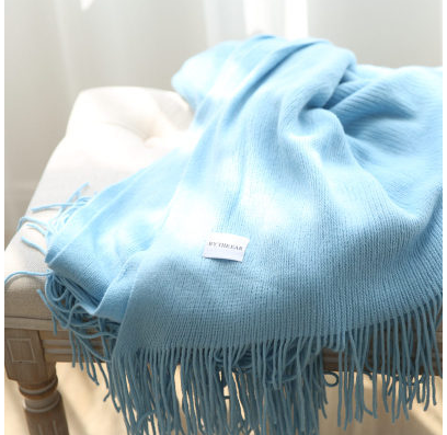 Summer Air Conditioning Blanket Knitting Leisure Decorative Tassel Sofa Cover