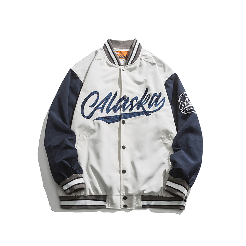 American Trendy Brand Baseball Uniform Loose Tooling Jacket Men's Casual Jacket