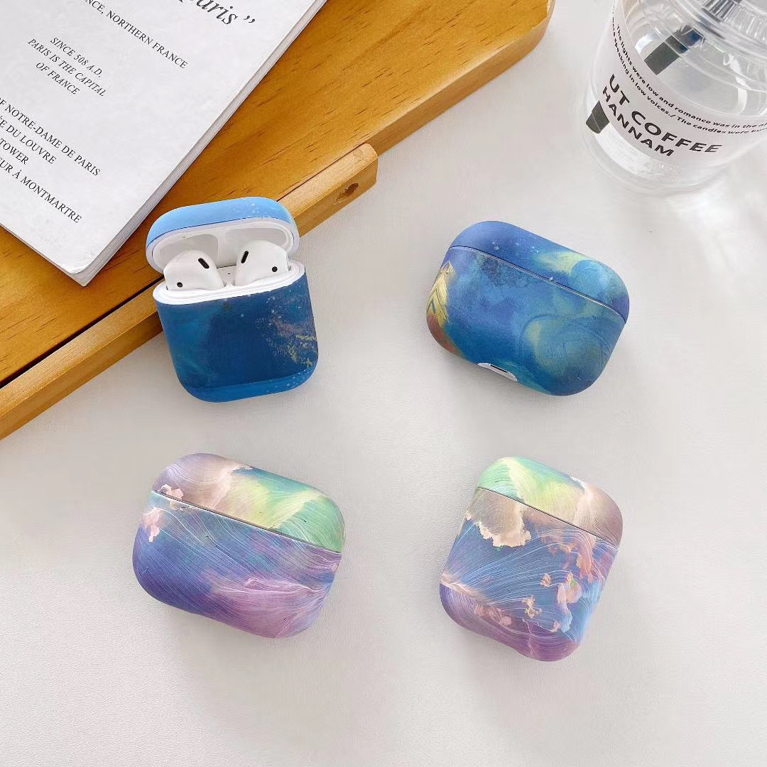 funda airpods pro compatible apple carcasa dura 2 cielo nube