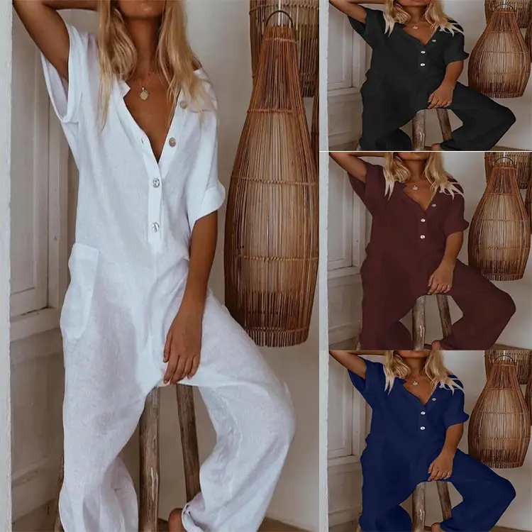 New Summer Women's Cotton And Linen Slim Fit Pants Casual Pants Women