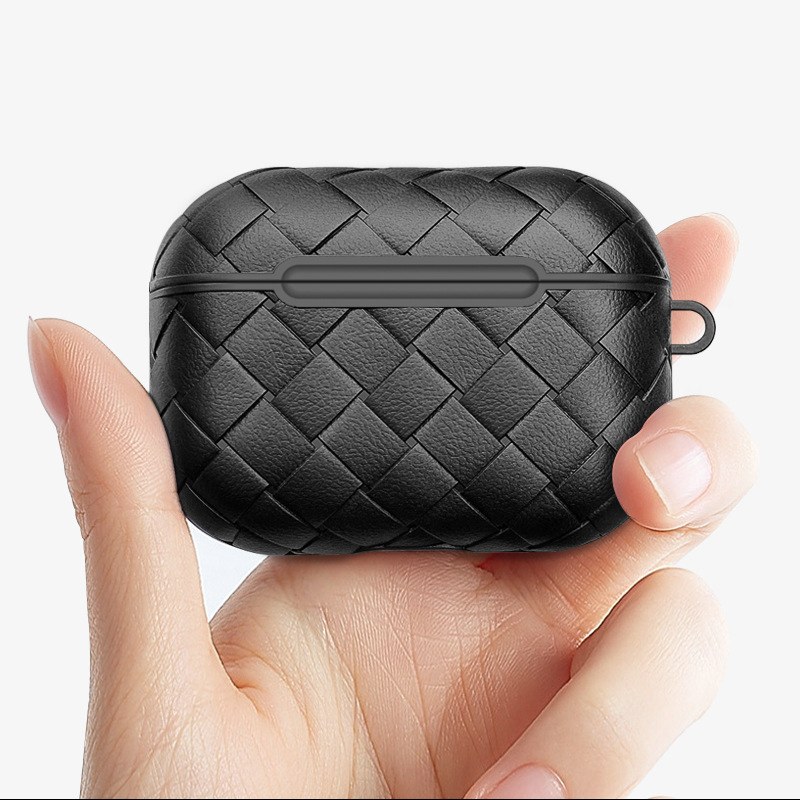 Compatible with Apple , TPU Woven Pattern Apple 3rd Generation Earphone Protective Sleeve Soft Cover - Image 4