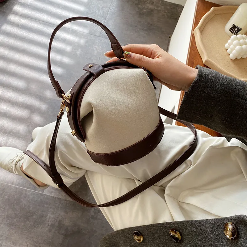 Round Saddle Crossbody Bag
