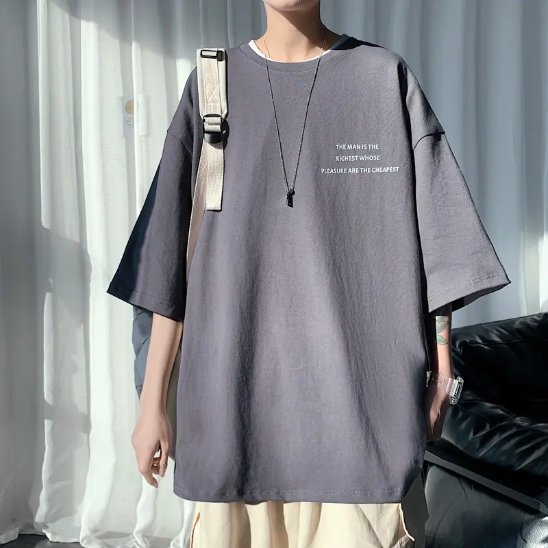 Inner T-shirt Korean Style Trendy Half-Sleeved Jacket Casual Bottoming