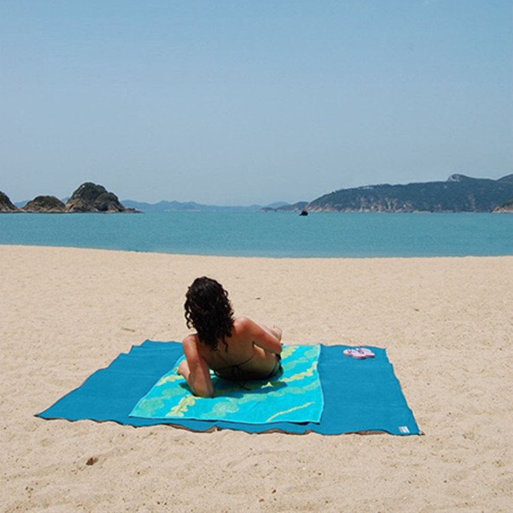 Beach mat leaking sand beach mat parent-child travel