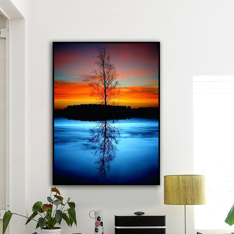 Title 1, Diamond Painting, Reflection, Tree Decoration, ...