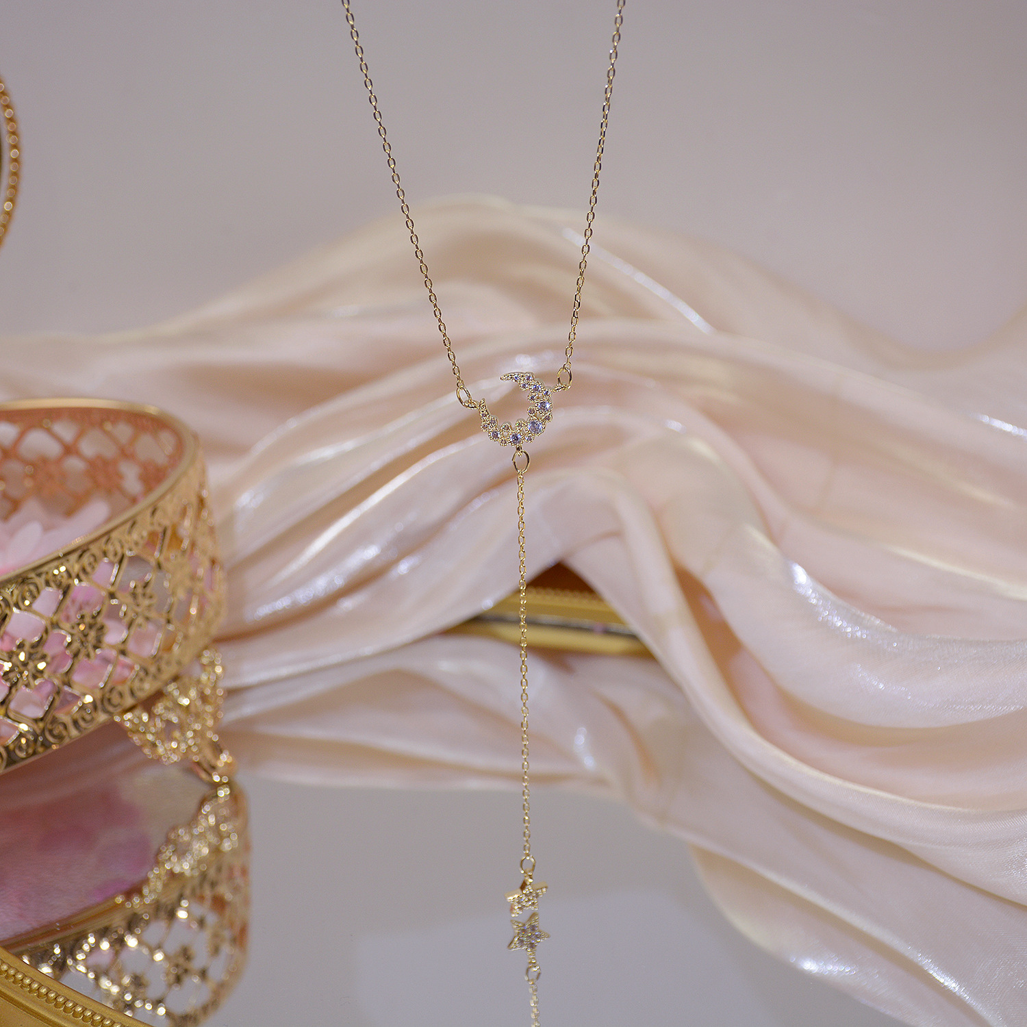 Long Pendant Five-Pointed Star Temperament Ins Necklace Clavicle Chain