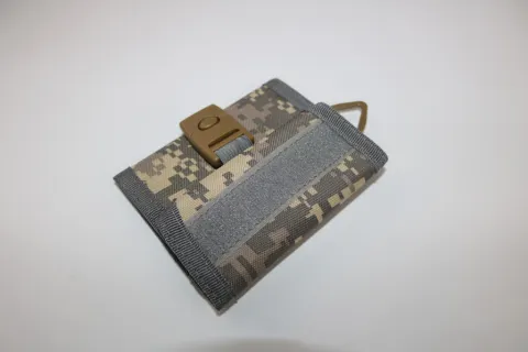Velcro Shortcut Camouflage Wallet