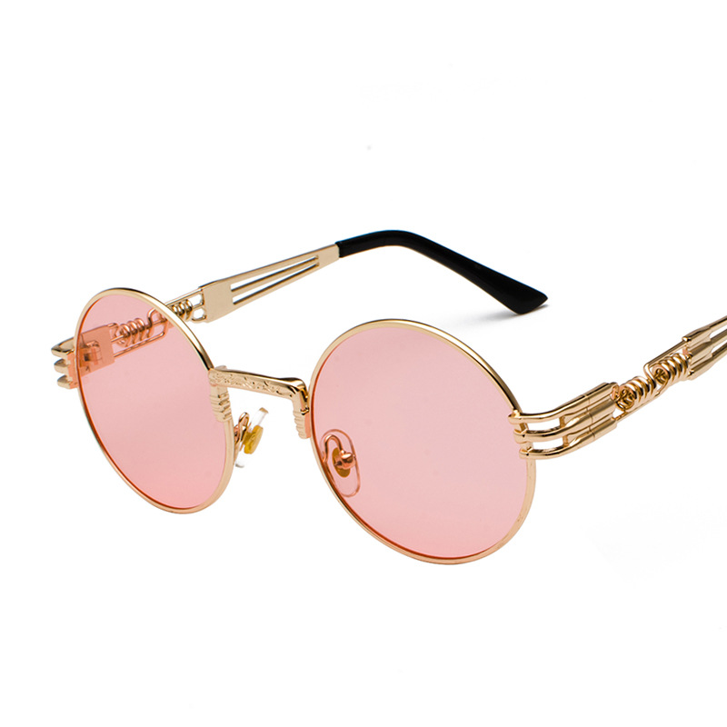 Title 4, Lunettes de soleil Steampunk rondes tendance po...