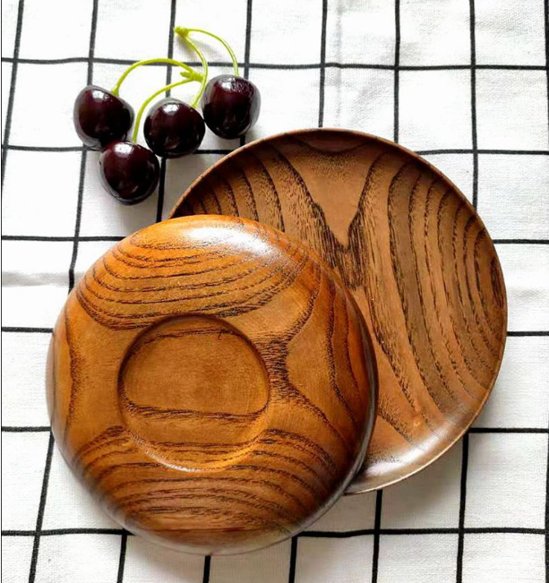 Title 2, Wood Tableware Whole Wood Dish Japanese Hotel D...