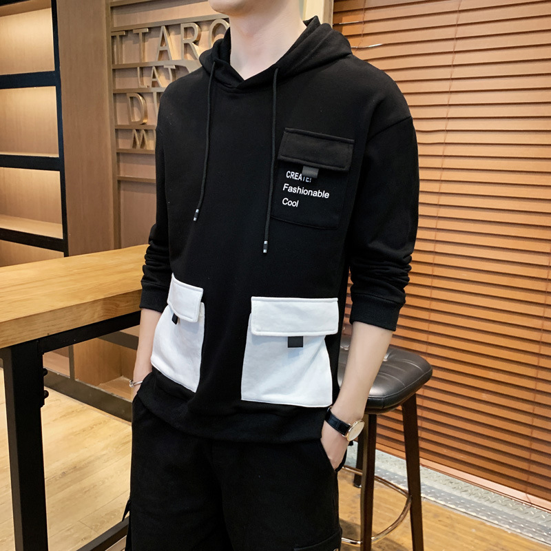 Men's Loose Hooded Casual Sports Sweatshirt