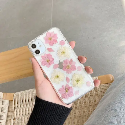 Hyuna Handmade Real Flowers for OPPOreno5pro Mobile Phone Case