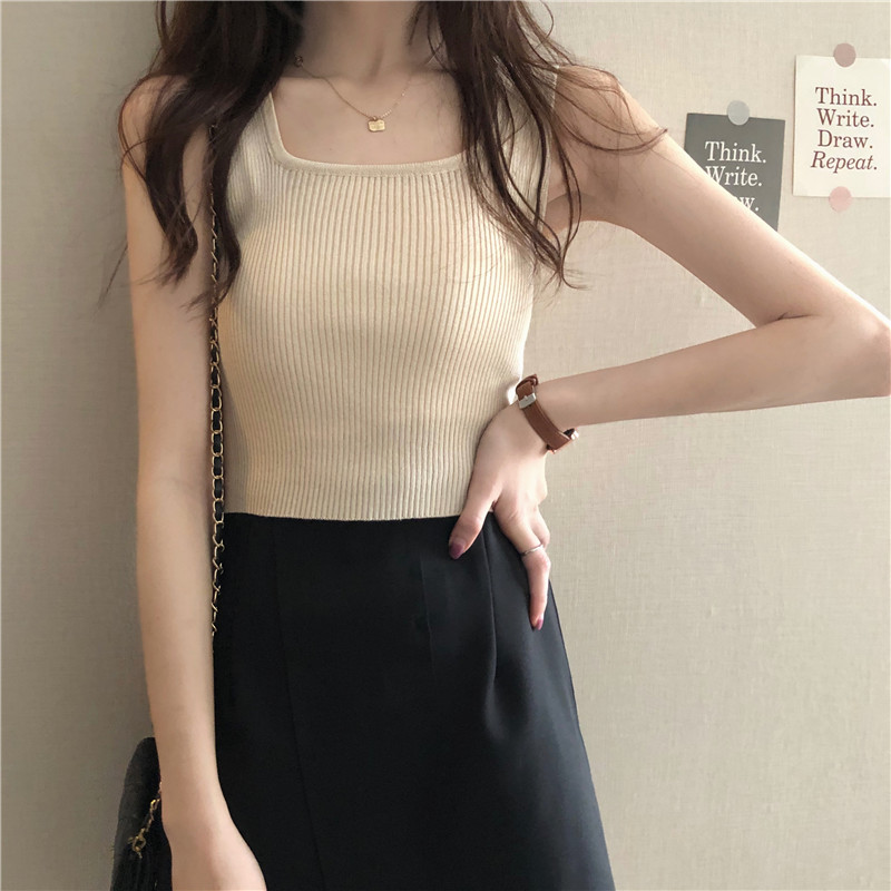 Women's Fashion Sexy Short Knit Camisole