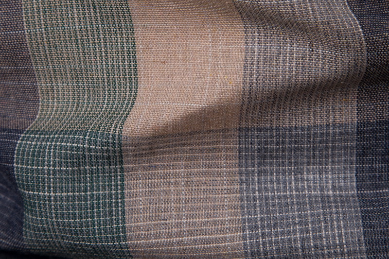 Slim-Fit Color Check Long-Sleeved Shirt