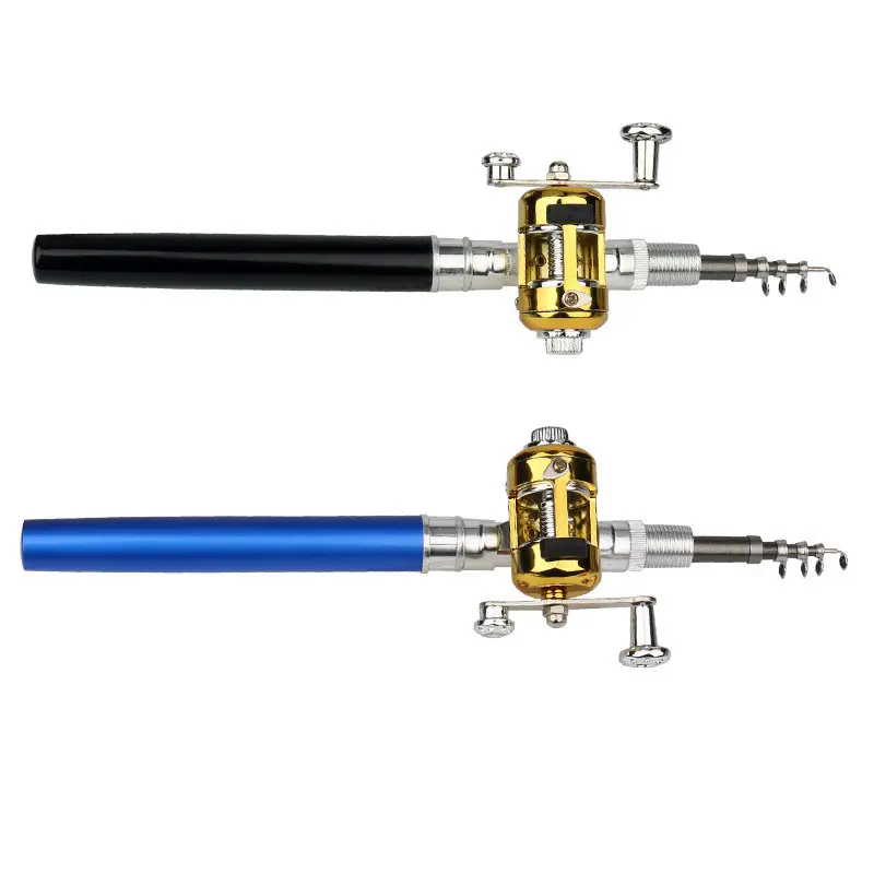 Mini Ice Fishing Rod Pocket Raft Portable