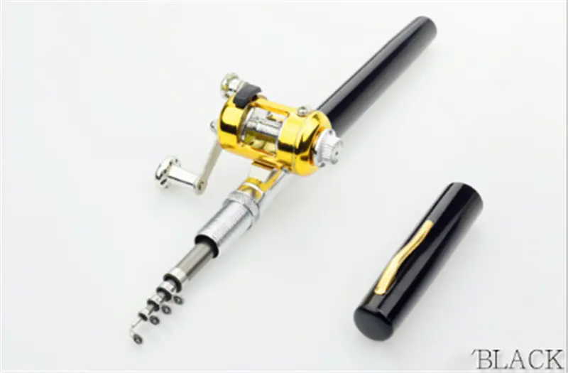 Mini Ice Fishing Rod Pocket Raft Portable