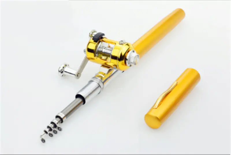 Mini Ice Fishing Rod Pocket Raft Portable