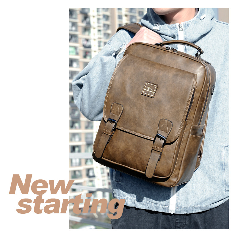 Men's Casual Travel Fashion Sports Large-Capacity Backpack