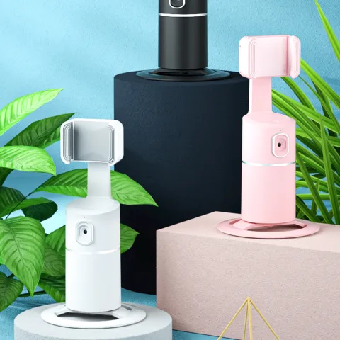 Smart Face Recognition Tracking PTZ Mobile Phone Stand Anchor