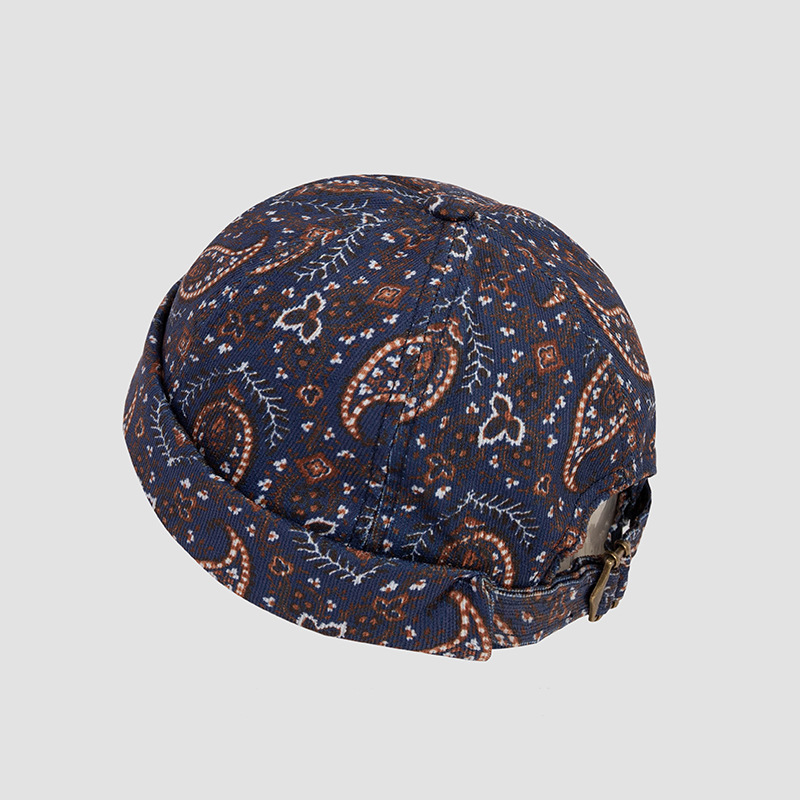 Cashew Flower Vintage Yuppie Melon Leather Hat
