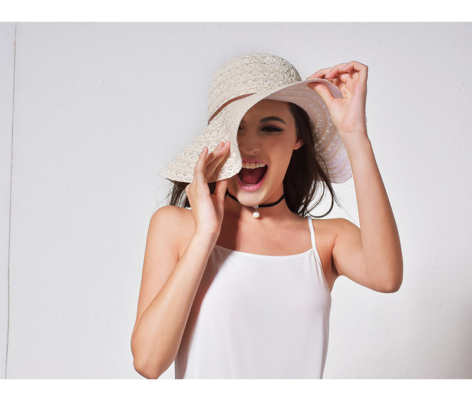Women's Sunshade Big-edge Straw Hat